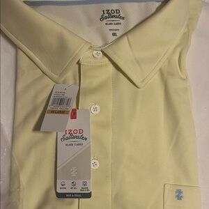 Izod Saltwater Polo in Light Yellow - 4XL